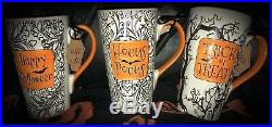 New Spectrum Designz plates/mugs set Happy Halloween, TrickOrTreat & Hocus Pocus