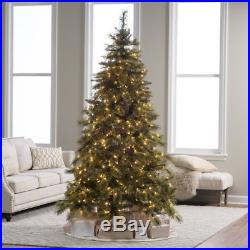 New Sterling Tree Co. 7.5' Gold Glitter Cashmere Pine Christmas Tree