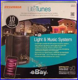 New Sylvania Lite Tunes Christmas Light and Music Show V45000 NIB