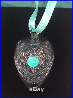 New Tiffany & Co Crystal Glass Pinecone Christmas Decoration Limited-Edition