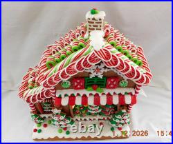 New Trimsetter Gingerbread House Light Up LED Christmas Tree Store 15T x 12.5L New Trimsetter Gingerbread House Light Up LED Christmas Tree Store 15T x 12.5L