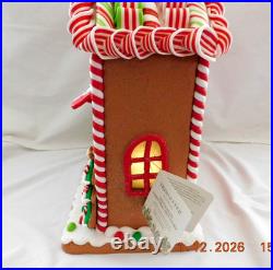 New Trimsetter Gingerbread House Light Up LED Christmas Tree Store 15T x 12.5L New Trimsetter Gingerbread House Light Up LED Christmas Tree Store 15T x 12.5L
