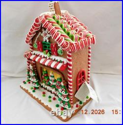 New Trimsetter Gingerbread House Light Up LED Christmas Tree Store 15T x 12.5L New Trimsetter Gingerbread House Light Up LED Christmas Tree Store 15T x 12.5L