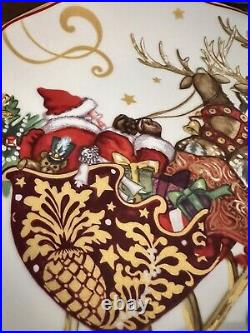 New Williams Sonoma Twas The Night Before Christmas Salad Plates S4, Mixed New Williams Sonoma Twas The Night Before Christmas Salad Plates S4, Mixed