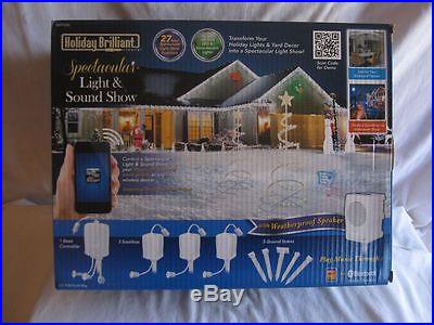 New in Box HOLIDAY BRILLIANT Spectacular Christmas Light & Sound Show