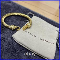 NewithDavld/Yurmann18K/Gold/Diamond/Cable Hook Bracelet