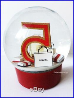 Nib Fabulous Chanel No 5 XL Electrical Rechargable Snow Globe Dome