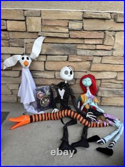 Nightmare Before Christmas 3ft Jack Sally Snake Zero Outdoor Hanging Decor SET 4 Nightmare Before Christmas 3ft Jack Sally Snake Zero Outdoor Hanging Decor SET 4