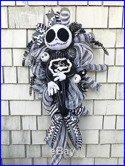Nightmare Before Christmas Jack Skellington Wreath XXL 4 FT Zero the Ghost Dog