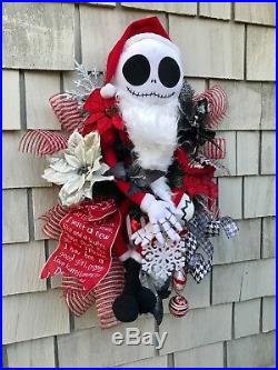 Nightmare Before Christmas Jack Skellington Wreath XXL Christmas Wreath