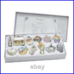 Noble Gems Glass Brides Wedding Tree Box Set 12 Pieces NB1416 New Bridal