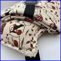 Noir Night Halloween Throw Pillow Set Ghost Pumpkin Decor Oversized 50x70