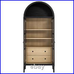 Nolan Tall Arched Storage Display Cabinet