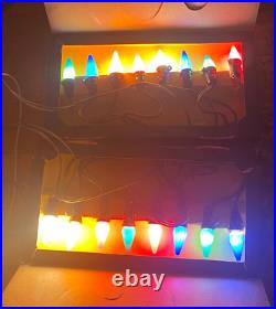 Noma Glolite Christmas Lights 2 8 Strand Christmas Lights Original Box 1950s