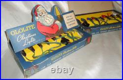 Noma Glolite Christmas Lights 2 8 Strand Christmas Lights Original Box 1950s