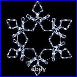 Northlight 36 LED Rope Light Snowflake Commercial Christmas Decoration