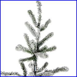 Northlight 5′ Flocked Alpine Coral Artificial Christmas Tree Unlit