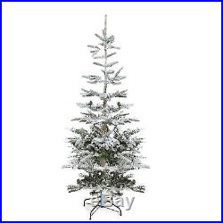 Northlight 6.5' Flocked Noble Fir Artificial Christmas Tree Unlit (32275051)