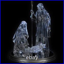 Northlight LED Lighted Acrylic Holy Family Nativity Scene on Mirror Christmas