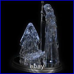 Northlight LED Lighted Acrylic Holy Family Nativity Scene on Mirror Christmas