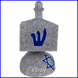 Northlight LED Lighted Hanukkah Dreidel Outdoor Decoration 37 Clear Lights