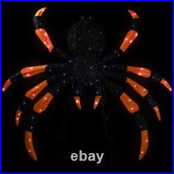 Northlight Lighted Spider Halloween Decoration 4.5' Black and Orange