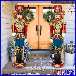 Nutcracker Christmas Decoration Large 6ft Soldier Ornament Outdoor Xmas Decor UK