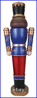 Nutcracker Lifesize Prop LED BLOW MOLD SOUND Outdoor Soldier Christmas 68 IN