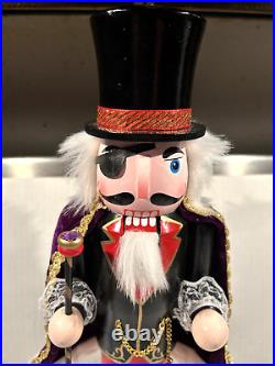 Nutcracker Pirate One Eyed Nutcracker With Clock Scepter Cape 14 Hanse Design