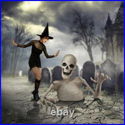 OPEN BOX Halloween 48 Groundbreaking Skeleton Outdoor Halloween Yard