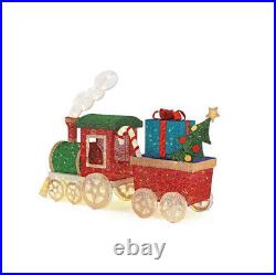 OUTDOOR TRAIN SET Christmas Yard Decoration Warm White LED Lights