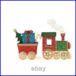 OUTDOOR TRAIN SET Christmas Yard Decoration Warm White LED Lights