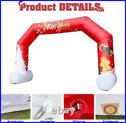 OZIS 20Ft Christmas Inflatable Arch Outdoor Red, Giant Inflatable Archway