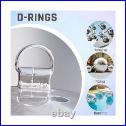 OZIS 40inch Giant Inflatable Mirror Ball for Hanging&Standing PVC Airtight Di