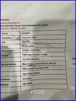 Ocean Wave Projector Light, 150W RGBW Color Changing Water Wave Light