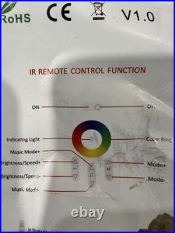 Ocean Wave Projector Light, 150W RGBW Color Changing Water Wave Light