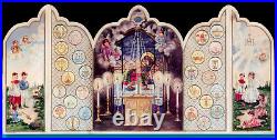 Old Catholic Conditioned Calendar Dell 31 Türchen Gorgeous Illustrated