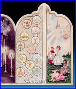 Old Catholic Conditioned Calendar Dell 31 Türchen Gorgeous Illustrated
