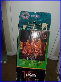 Old TREE OF LIGHT Christmas Tree Frame Vintage Xmas Decoration for Lights