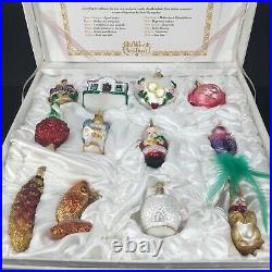 Old World Christmas Bride's Collection Ornament Box Set