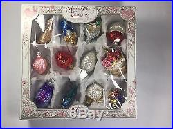 Old World Ornaments Brides Tree Collection Wedding German Glass Box Set of 12