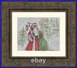 Old World Santa-Christmas Original watercolor painting signed and matted. 8x10