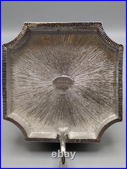 Olivia Riegel Striped White Gift Box Crystal Stocking Holder