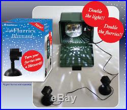 Open Box Light Flurries LED Snowflake, Outdoor Christmas & Holiday Projector