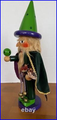 Original Steinbach Wizard of Oz Wizard Nutcracker 15in Hand Painted Wood Green Original Steinbach Wizard of Oz Wizard Nutcracker 15in Hand Painted Wood Green