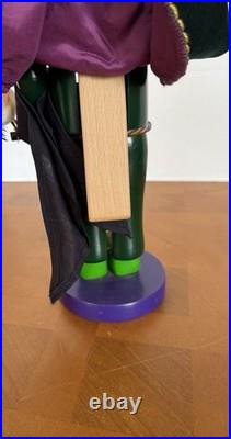 Original Steinbach Wizard of Oz Wizard Nutcracker 15in Hand Painted Wood Green Original Steinbach Wizard of Oz Wizard Nutcracker 15in Hand Painted Wood Green