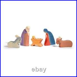 Ostheimer Holy Family 6 Pieces Wooden Figures Crib Figures 4040 Christmas