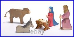 Ostheimer Holy Family II Wooden Figures Nativity Figures 4040 Christmas 6 Pieces