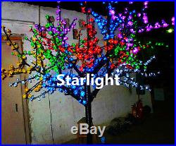 Outdoor 6.5ft 1,152pcs LEDs Cherry Blossom Tree Home Holiday Decor 6 Mixed Color