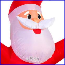 Outdoor Christmas Decoration 9' Inflatable Santa Claus Lights Up Xmas Yard Decor